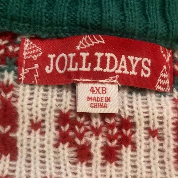 NWT Santa Claus Golf 25th Hole Elf Big and Tall Ugly Xmas Christmas Sweater - Picture 3 of 5